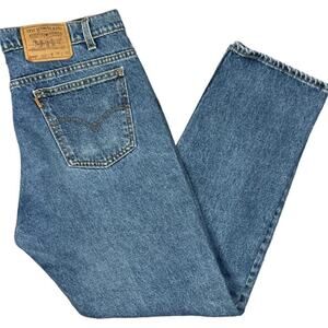 Vintage Orange Tab Levi’s 505 Regular Fit Straight Leg Jeans